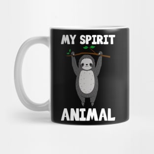 Cute Sloth My Spirit Animal Mug